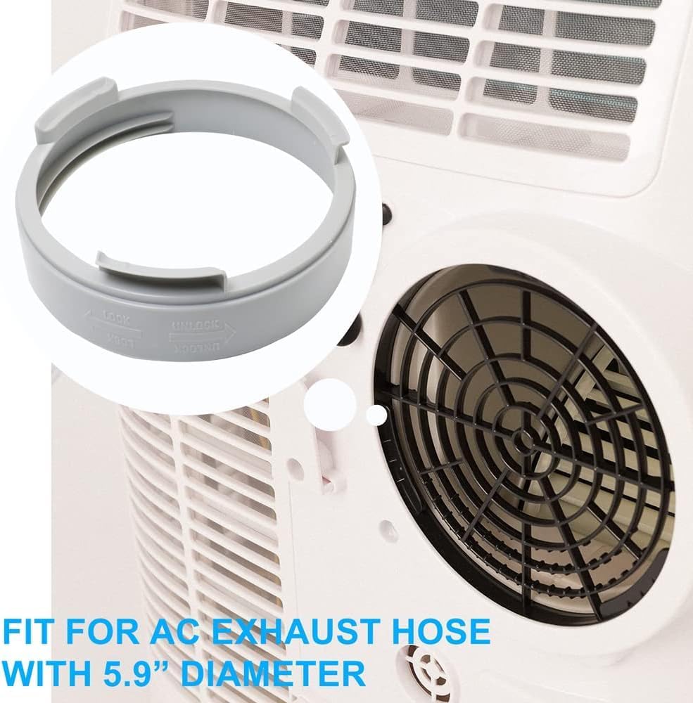 Adaptateur de tuyau de fenêtre pour climatiseur, connecteur de tuyau d'évacuation pour climatiseur portable, - 3