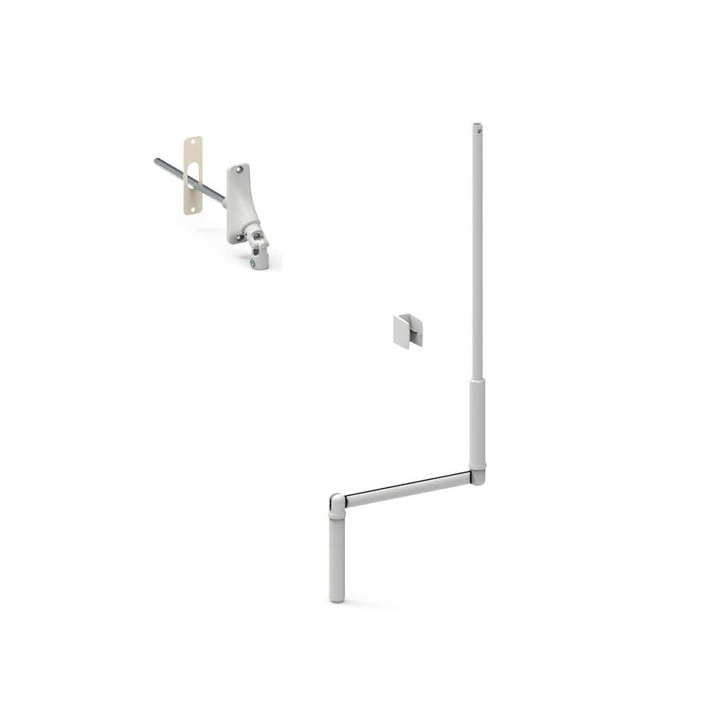 Manivelle de volet roulant 1800 mm Ø 12 mm avec sortie 6P7 à 90° - 4