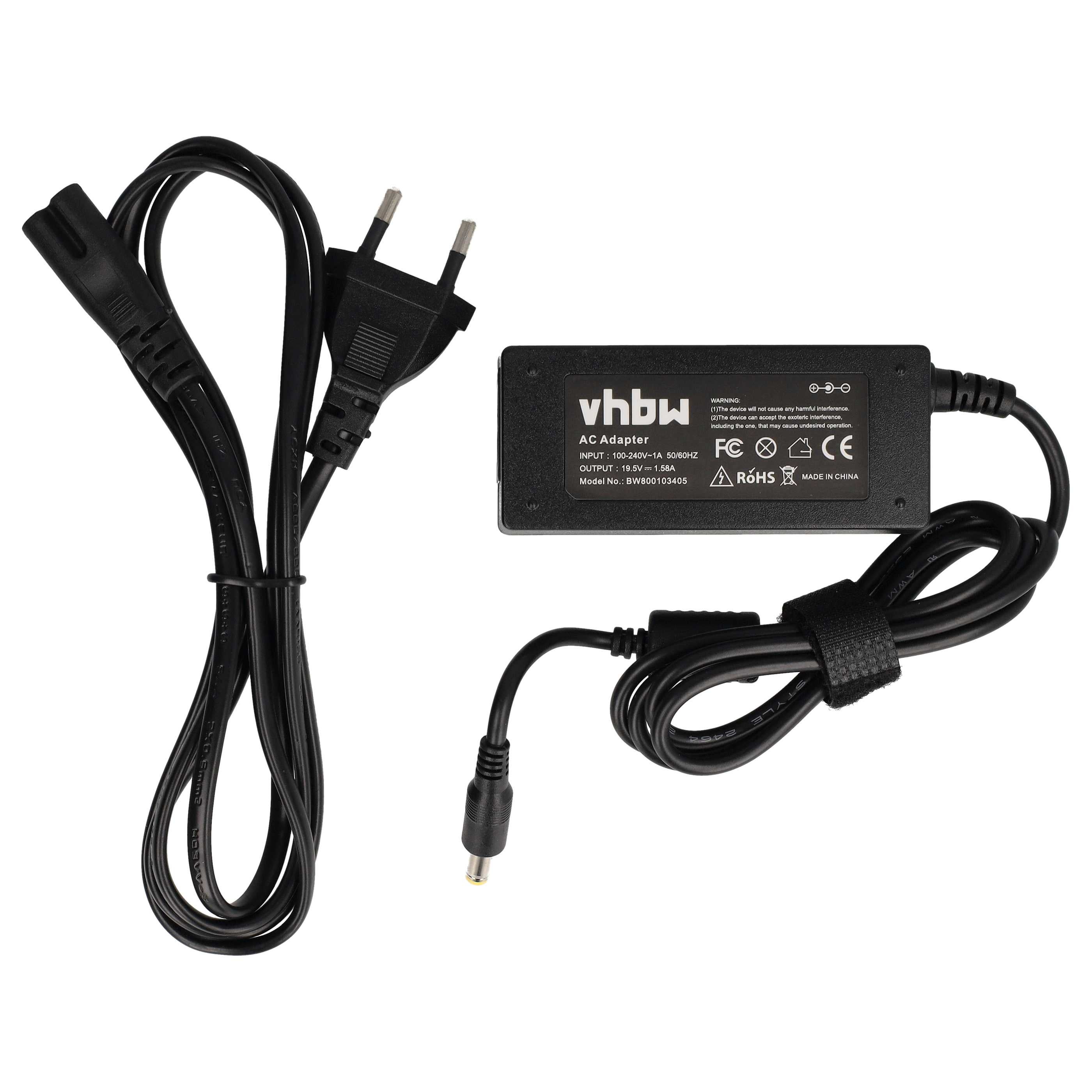 Vhbw Netzteil 19V 1.58A Für Acer Aspire One – Kompatibel Mit AOA110 Modellen, 30W, 200 Cm Kabel