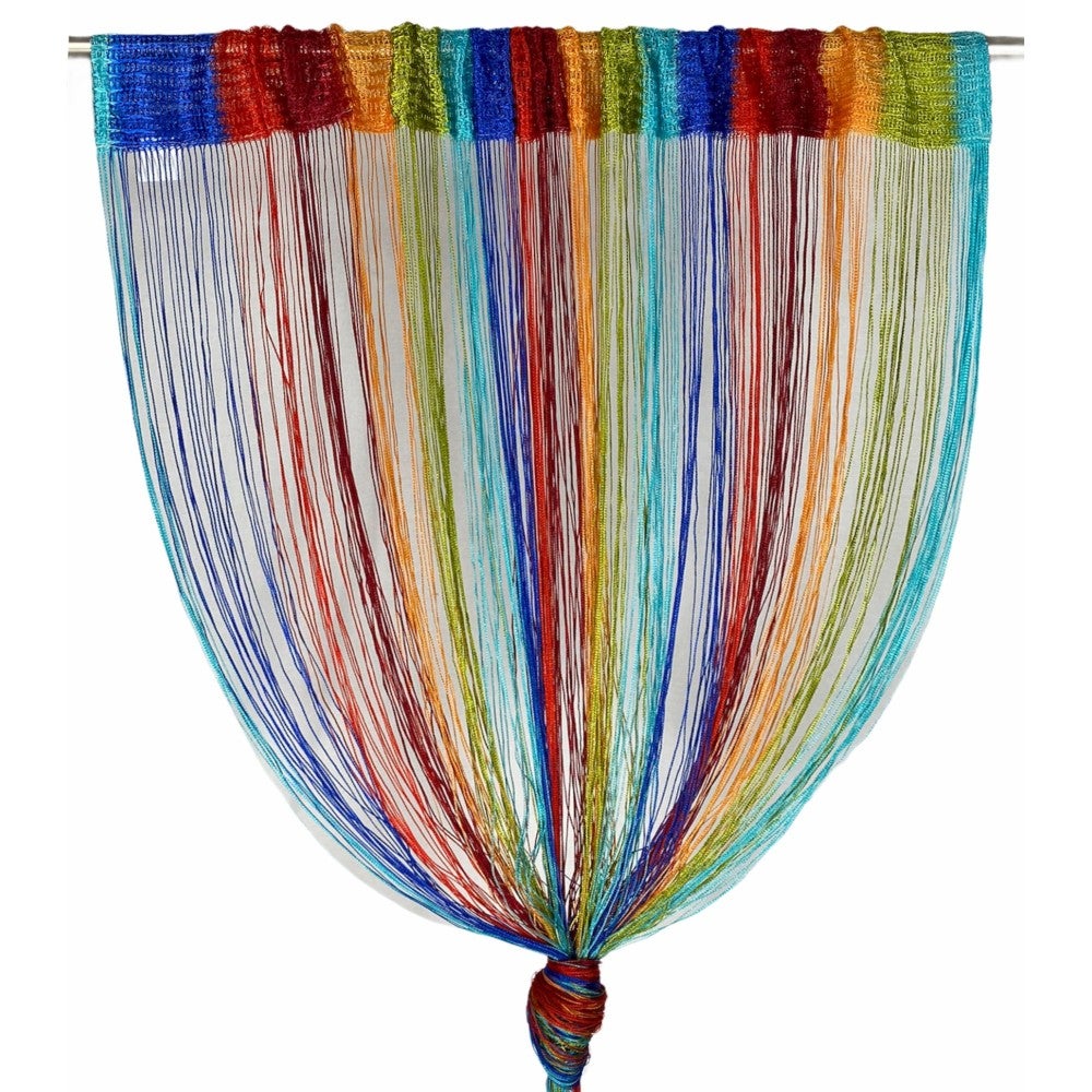 Rideau à Fils Vivienne 150x300 Cm - Pour Porte, Fenêtre, Séparation D'Espace - 100% Polyester - Modifiable à La Taille