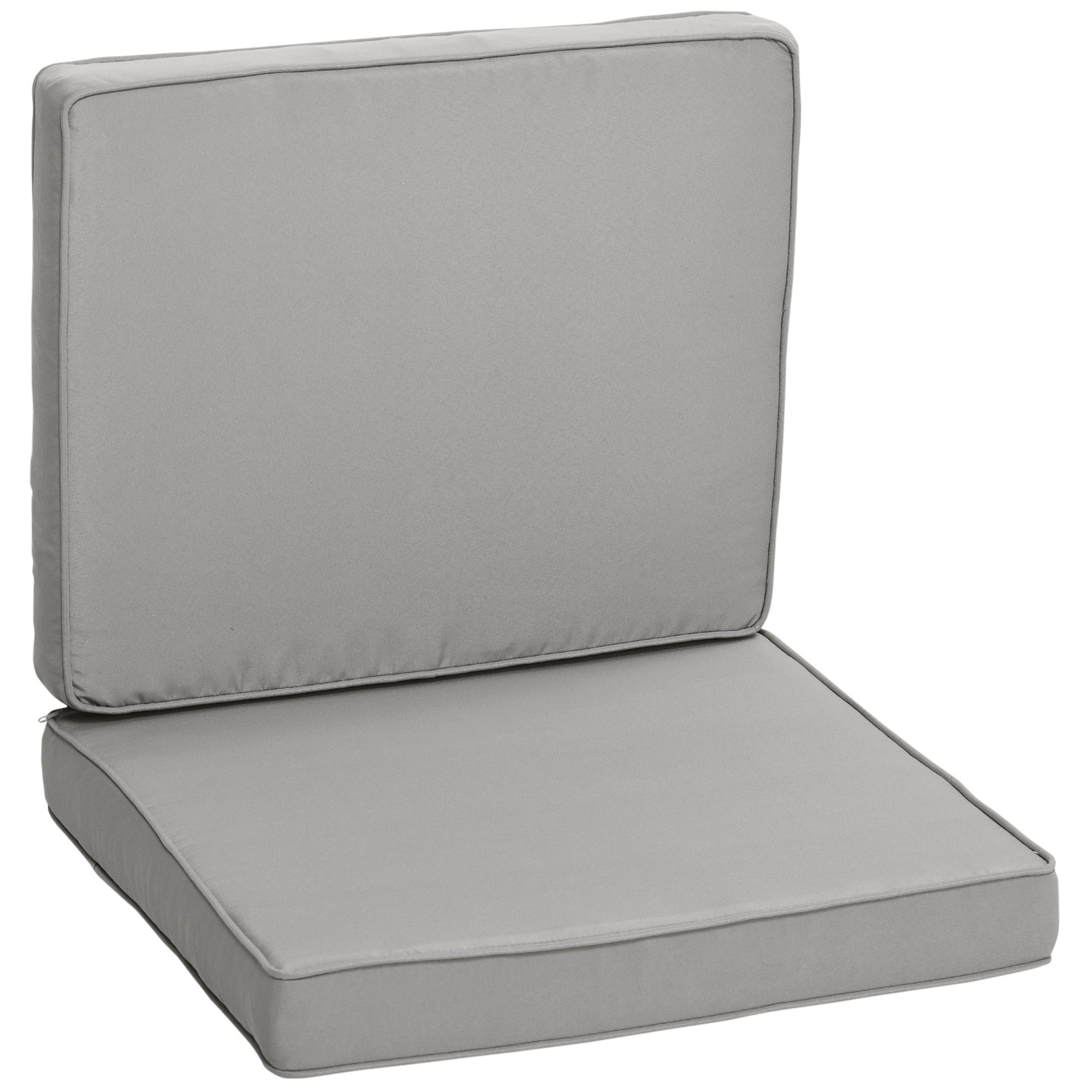 Lot de 2 coussins de chaise Polyester Outsunny - 9