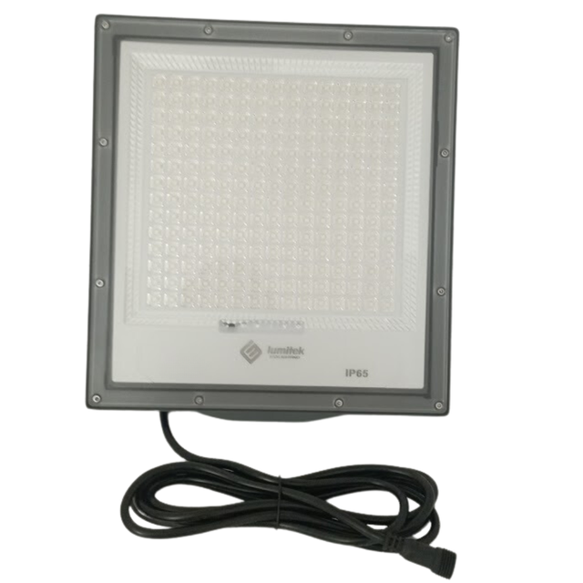 Faro Lampione Faretto 400w Led Pannello Energia Solare Fotovoltaico Crepuscolare Batteria - Foto 2
