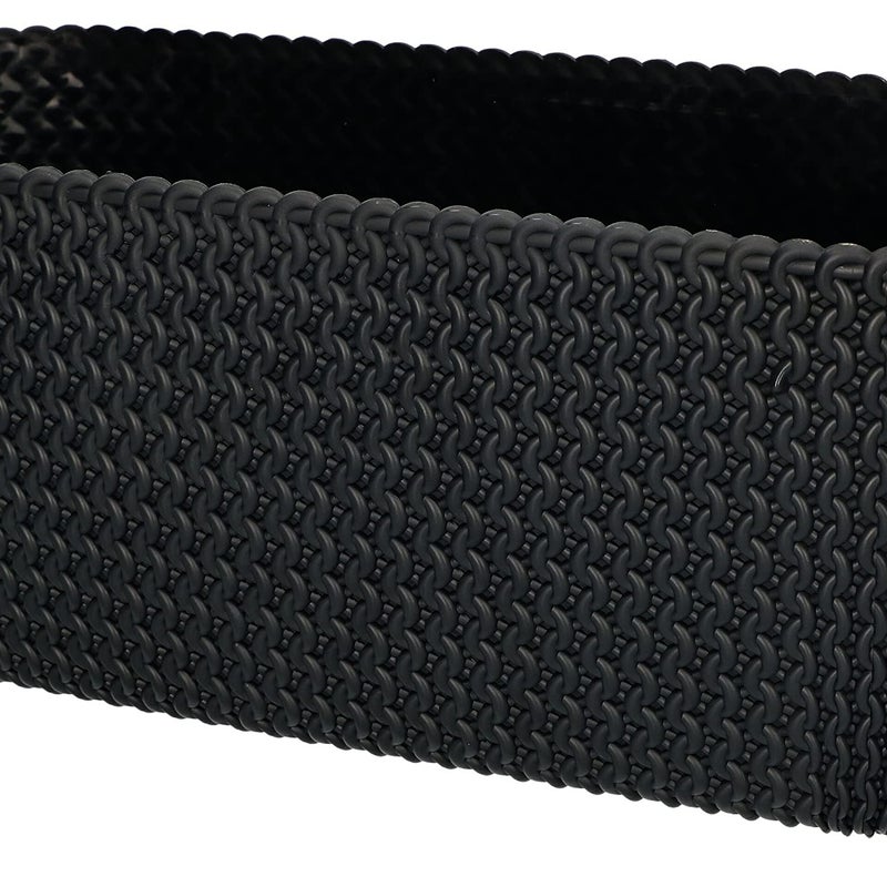 Doniczka 400 mm skrzynka balkonowa owalna - Kolor antracyt - KOTARBAU