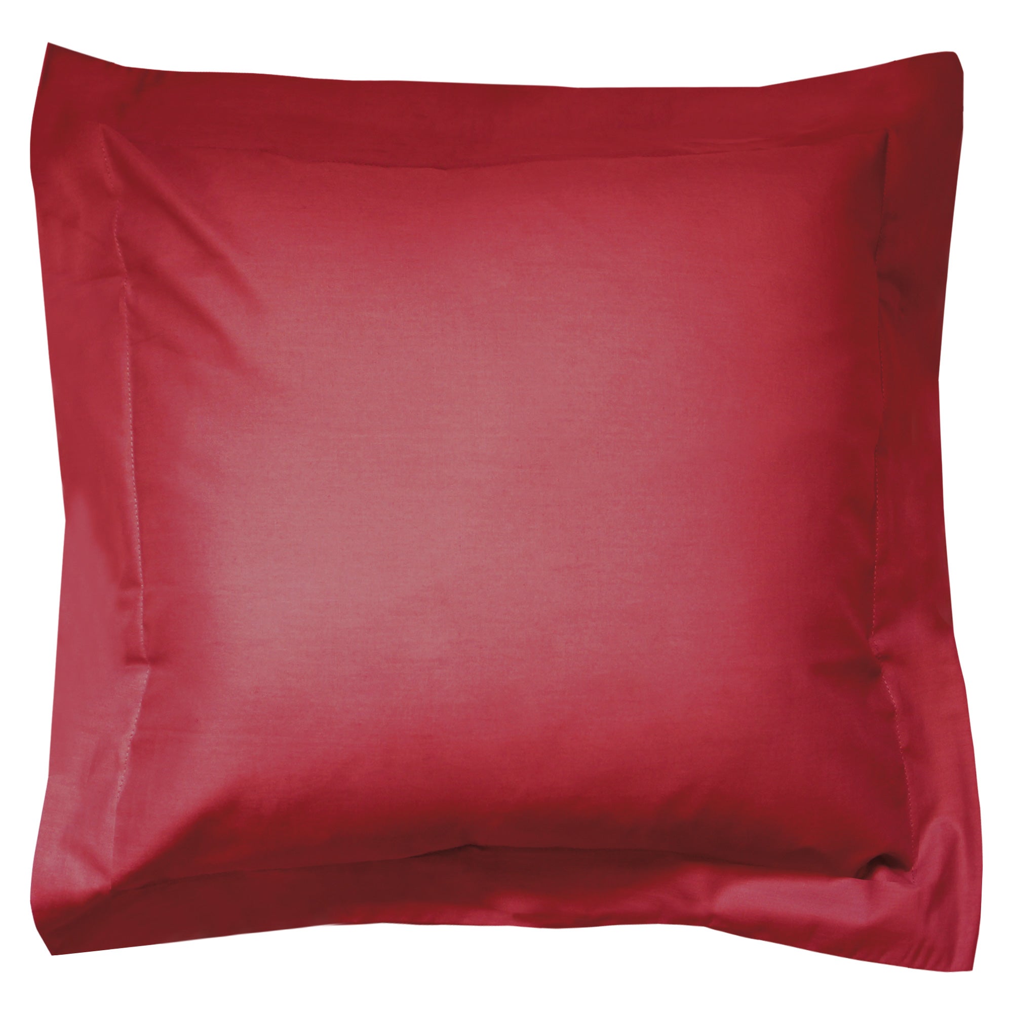 Taie d'oreiller esprit grand hôtel - Blanc - 65x65 cm - Satin de coton | Leroy Merlin