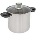 Ensemble De Cuisine Camping 2 Pièces En Inox 304 - Pots 700 Ml Et 1000 Ml Avec Poignées - Pour Randonnée, Bushcraft, Plage