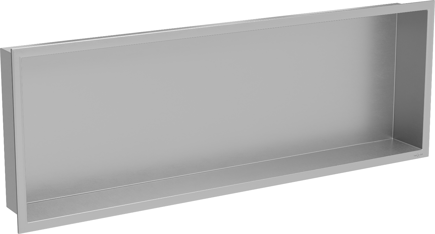 Mexen X-Wall-R półka wnękowa z kołnierzem 90 x 30 cm, inox - 1910903010