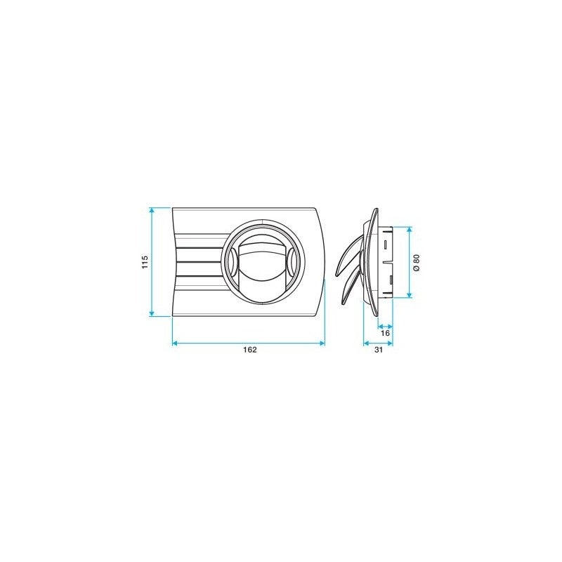 Kit bouche Insufflation D80 - Minigaine - 11023079 ALDES - 11023079 - 3