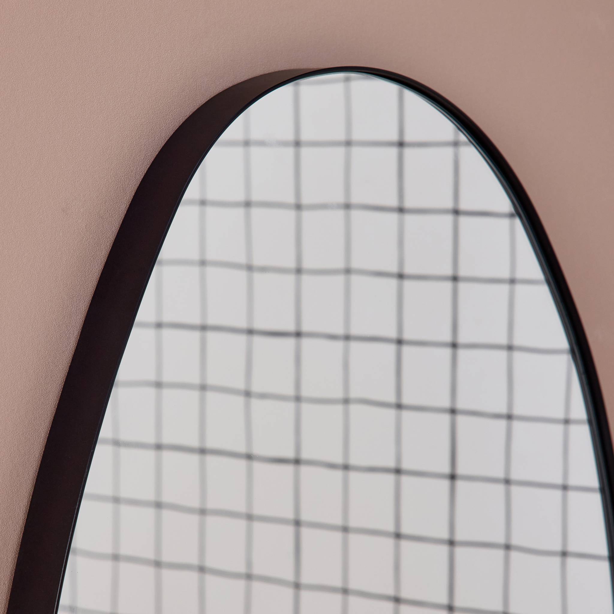 Miroir organique en métal noir HARPER HARPER - 3