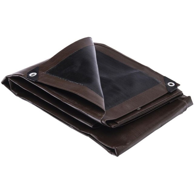 Bâche professionnelle marron 350g/m2 WERKA PRO 2 x 3 m