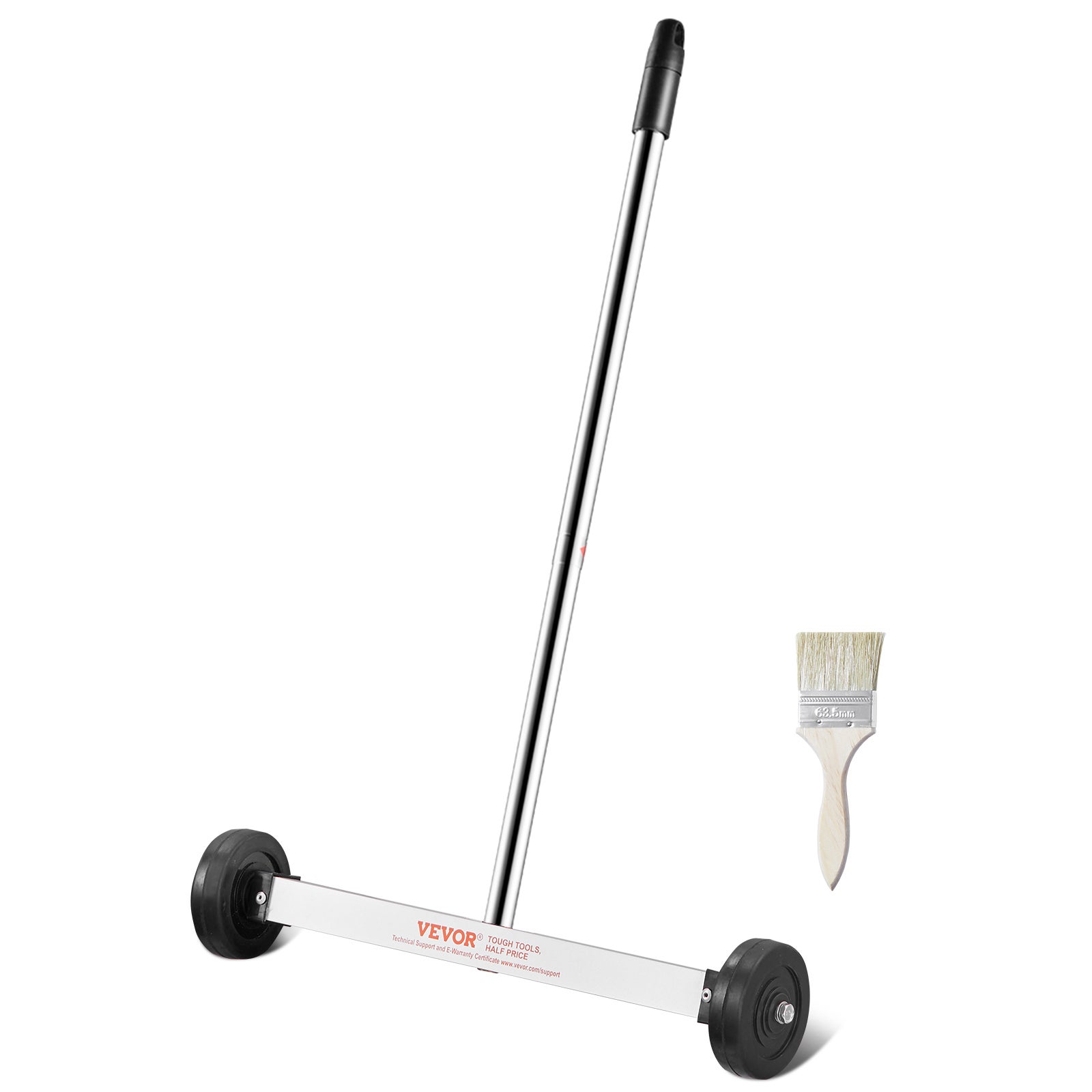 Zamiatarka magnetyczna teleskopowa miotła magnetyczna zamiatarka do dywanów 38cm 3,6kg VEVOR