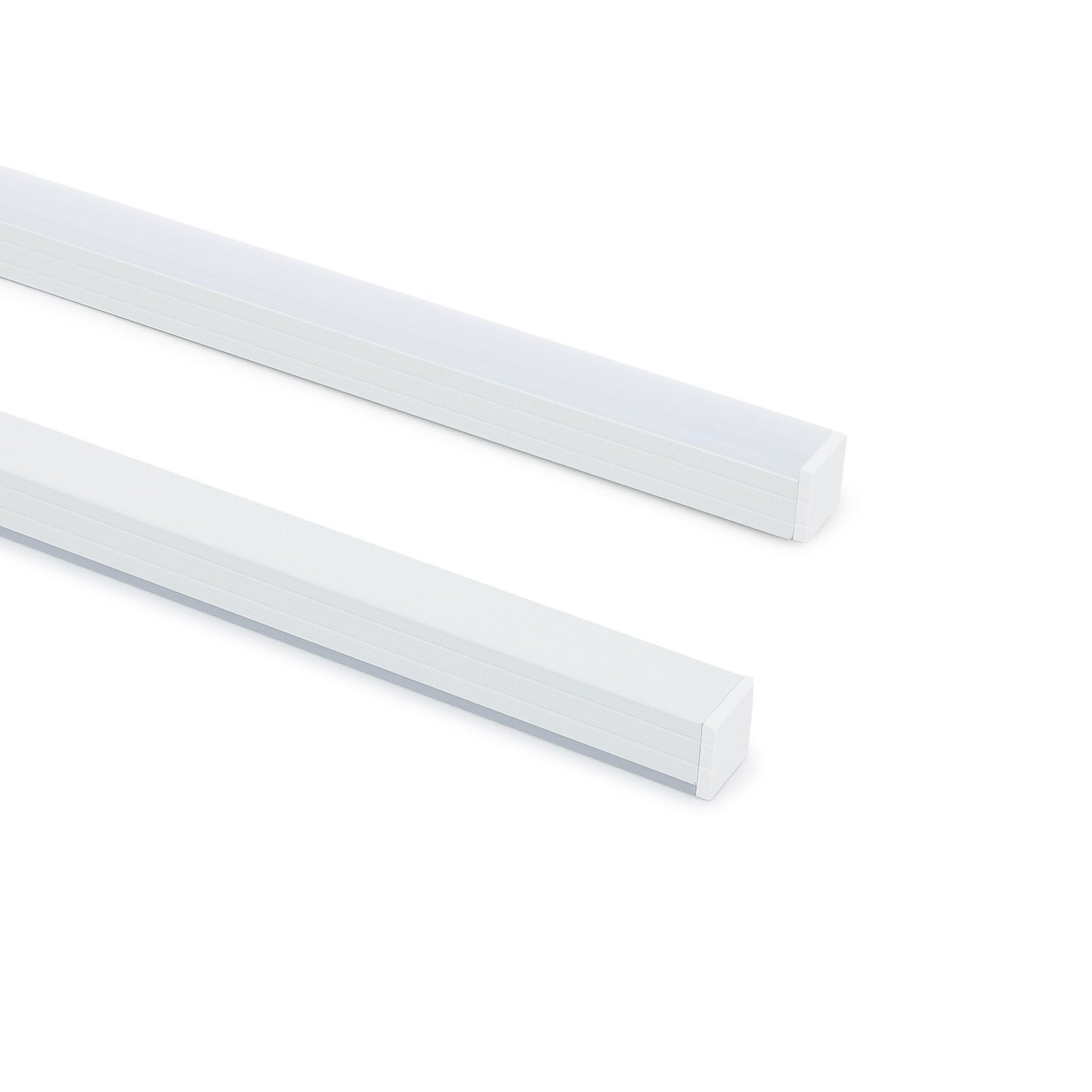 Profilé Aluminium Étanche IP65 2m Pour Ruban LED Jusqu'à 8mm - Blanc Translucide, Idéal Extérieur