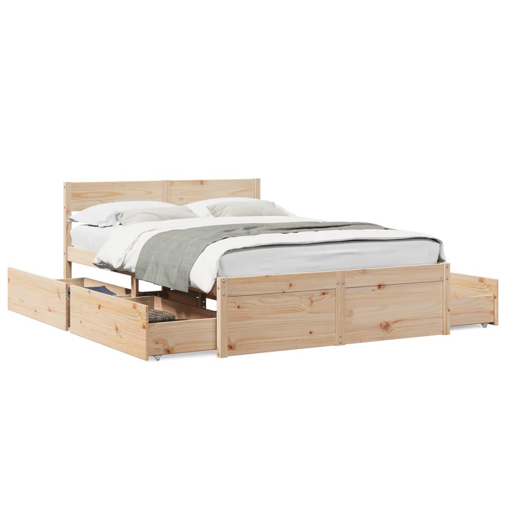 Atlantic Home Collection Letto A Boxe ALVA - Struttura Con Doghe In Legno - Nero 160x200 Cm