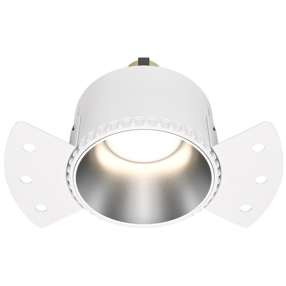 Oprawa sufitowa wpuszczana podtynkowa Share srebrna 1xGU10x20W okrągła IP20 wym: 5,5 x 14 x 14 cm aluminium Maytoni