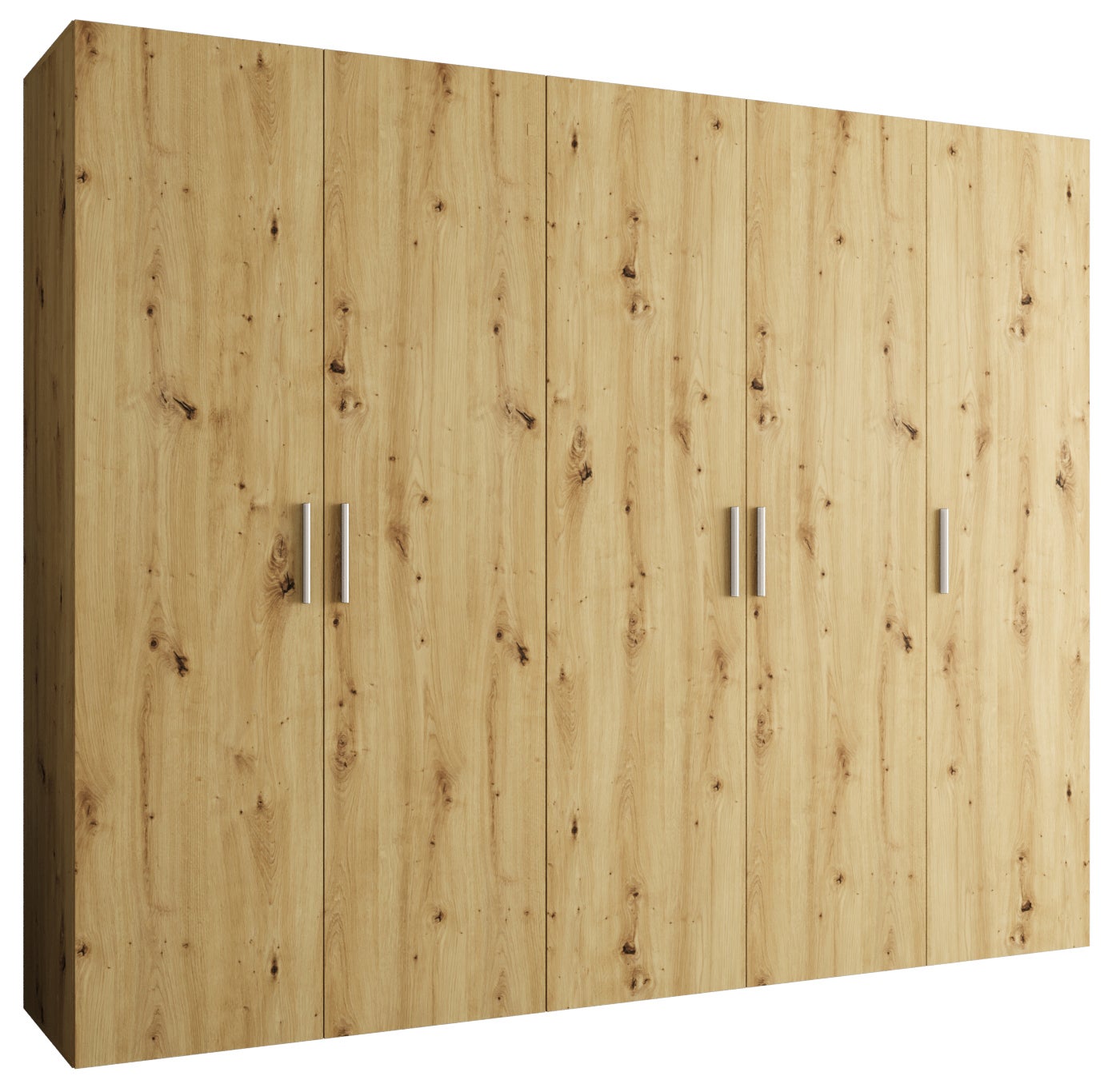 Szafa uchylna otwierana Bari 1 250 x 52 x 202 cm artisan + u. srebrny Abiks Meble