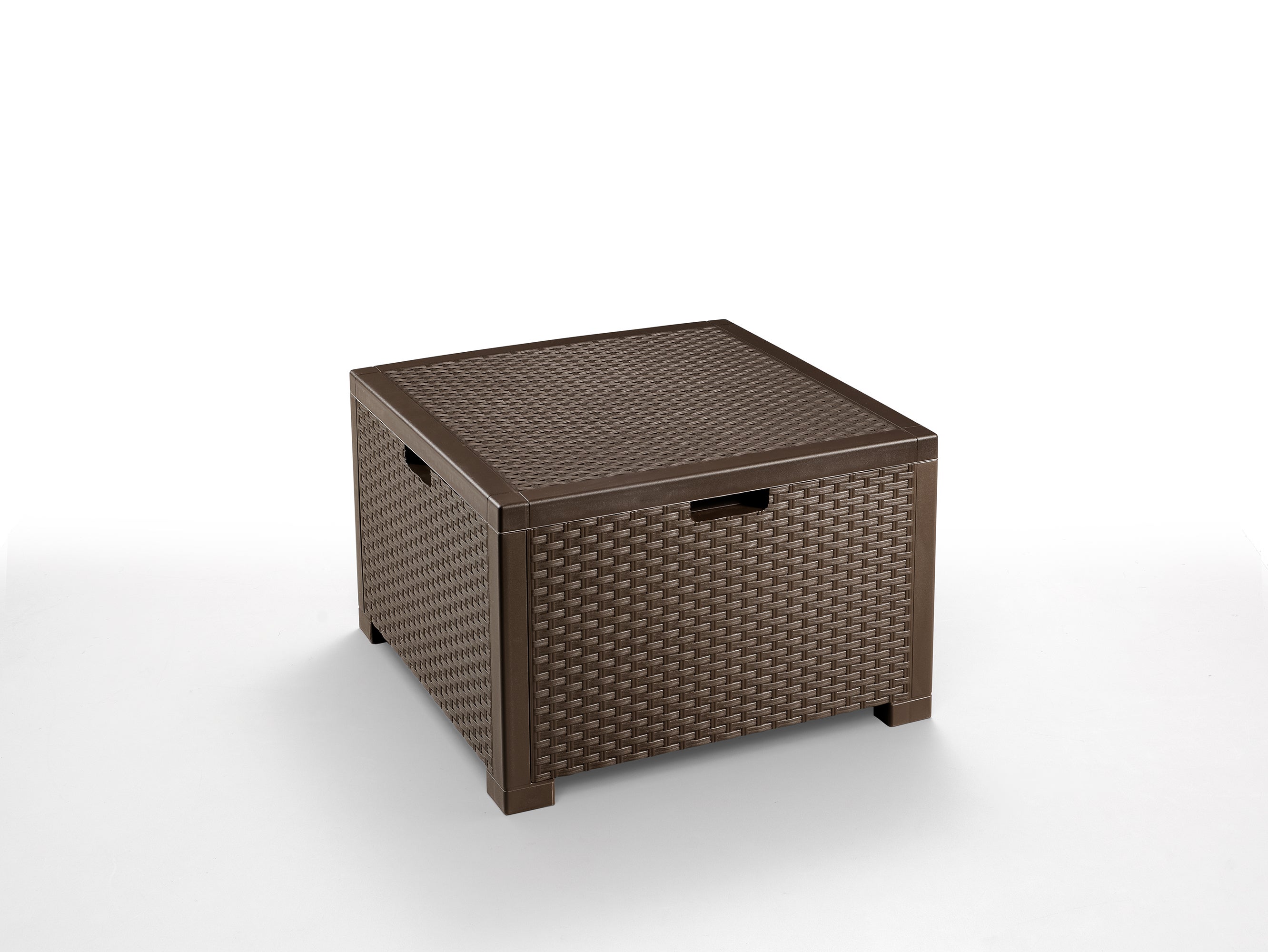 Salon bas de jardin en Polypropylène Marron 4 personnes - 4