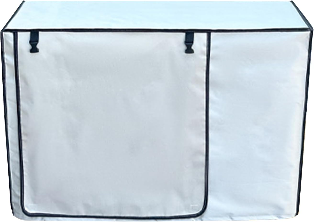 Pokrowiec na klimatyzator zewnętrzny – tkanina Oxford 600D – odporna na warunki atmosferyczne i kurz – roleta mocowana na stałe klipsem – 96*40*70 cm