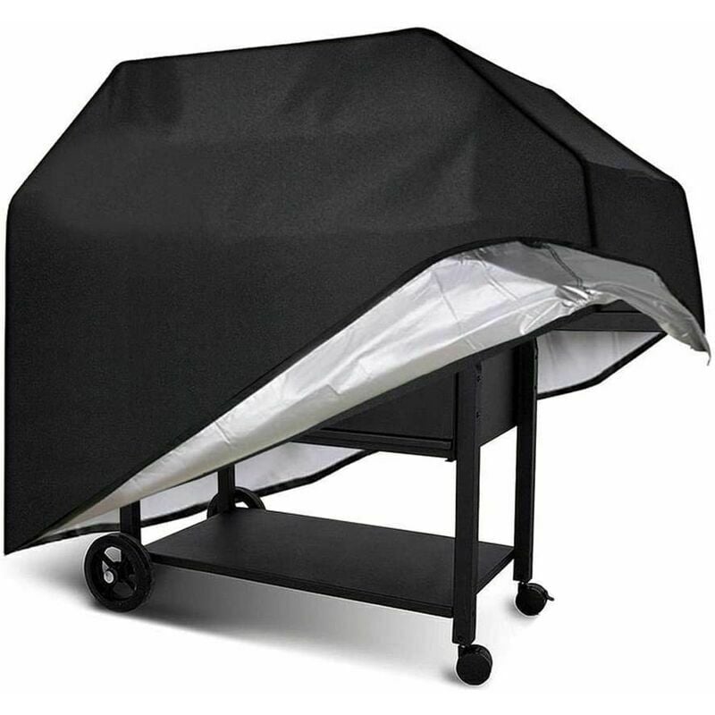 Pokrowiec na Grilla 150x100x125cm Plachta Ochronna BBQ Wytrzymała 210D Oxford Wodoodporny Pokrowiec na Grill Odporny na Kurz i Promieniowanie UV