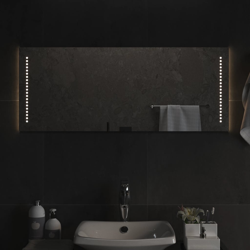 Lustro łazienkowe z LED, 40x100 cm vidaXL