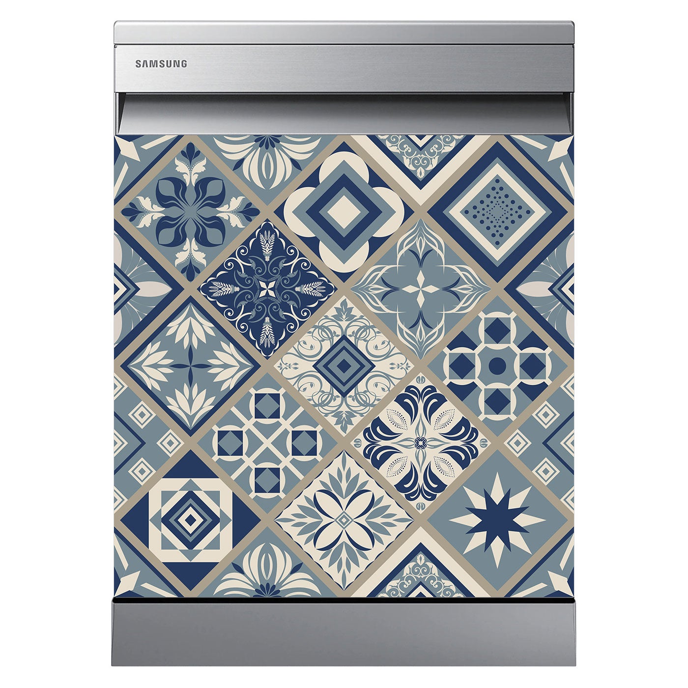 Sticker Adhésif Pour Lave-vaisselle – Motif Gris Rafraîchissant – 65x75 Cm – PVC Amovible – Installation Facile - 12