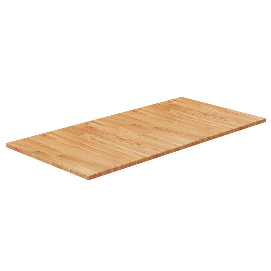 Maison exclusive - encimera baño madera maciza tratada marrón claro 100x50x1,5 cm