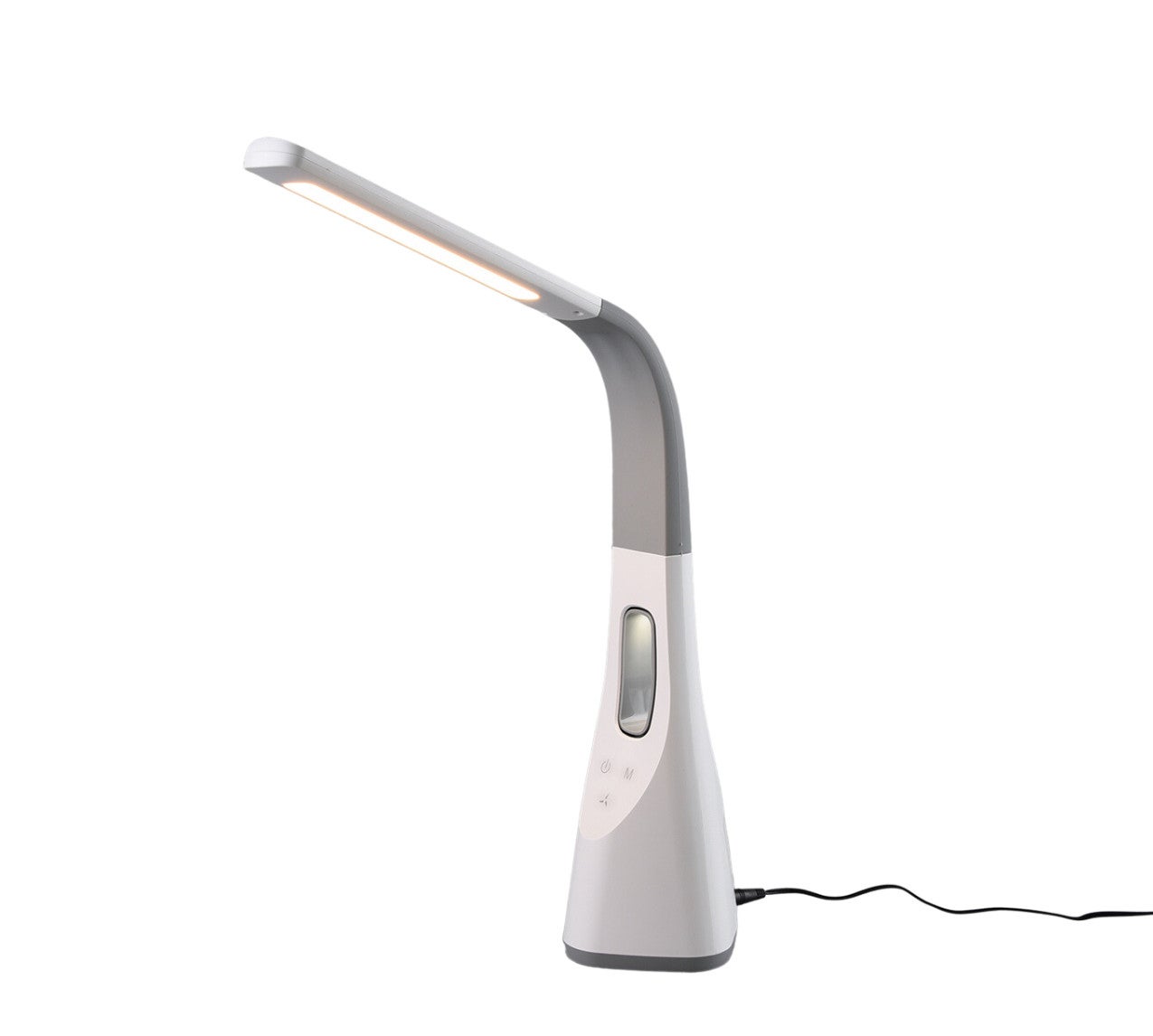 Lampa biurkowa Vento szaro-biała LED 5W 3000K-5000K 500lm wym: 46 x 12,5 x 12,5 cm tworzywo sztuczne RL