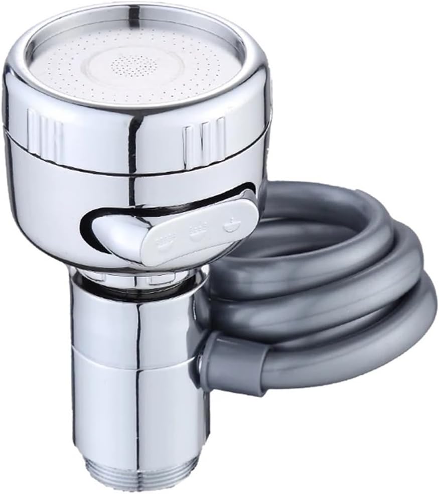 Aerator baterie bucătărie, model de pulverizare reglabil, filtru cu trei căi, difuzor economisitor de apă, conector prelungitor