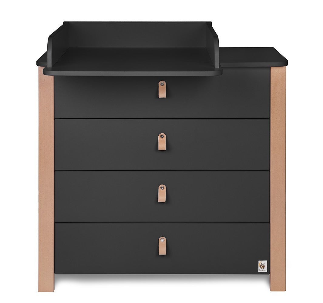 Commode avec plan à langer YappyÉtude - Anthracite | Leroy Merlin