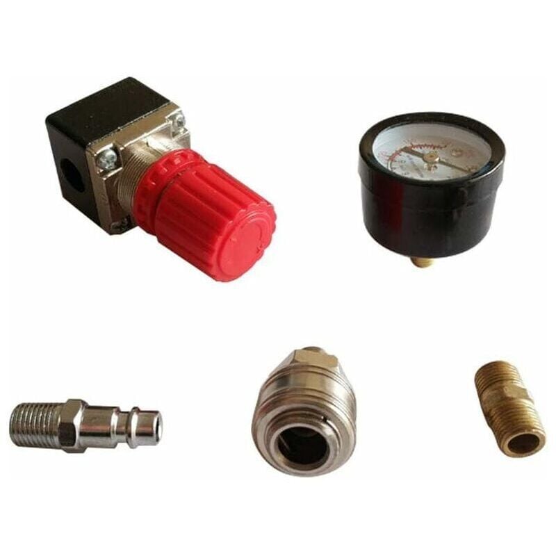 FLEXMAN Pressostat Compresseur D'Air 16-20A Avec 2 Manomètres - Régulateur Pression 90-120 PSI