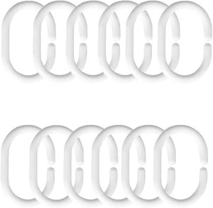 40 Anelli Per Tende In Metallo, 50 Mm, Da Aprire, Per Tenda Da Doccia, Anelli Da - Foto 7