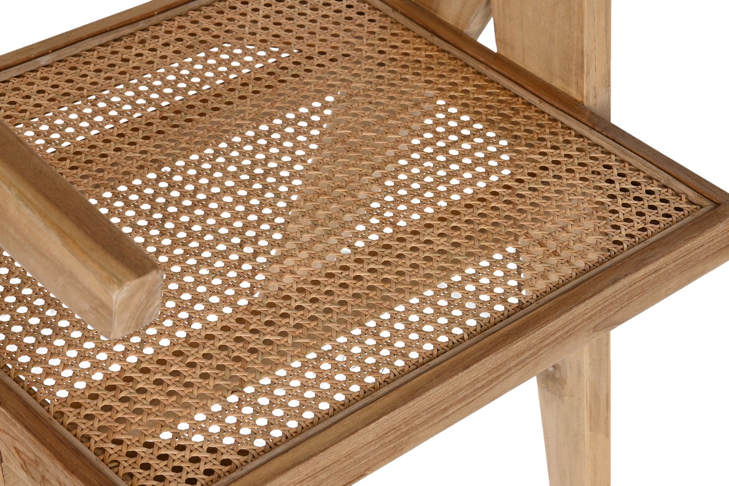 Chaise en rotin teck 58x56x82 naturel - 2