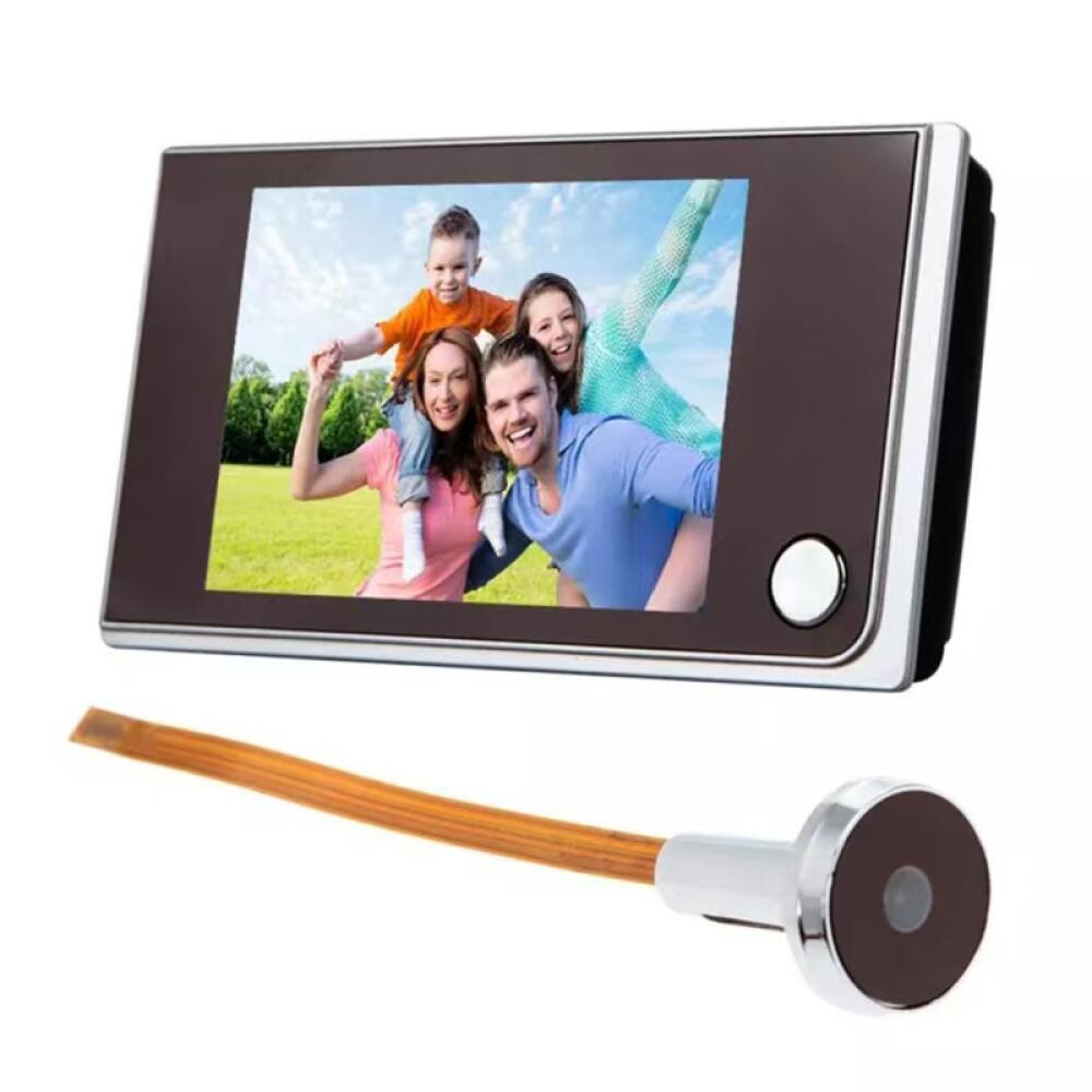 3,5-calowy cyfrowy ekran LCD HD z wizjerem do drzwi, wideodomofonem, 120-stopniowym, czytelnym wyświetlaczem, odporny na warunki atmosferyczne