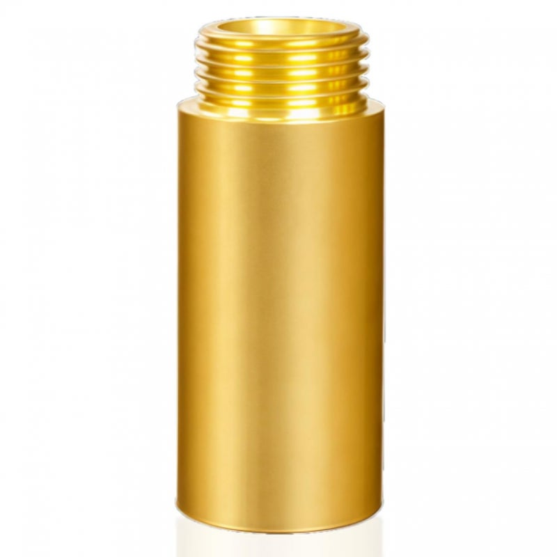 Przedłużka kranu mosiężna G1/2" x 50 mm, 4 sztuki, uniwersalny adapter gwintowany do praktycznych przyłączy