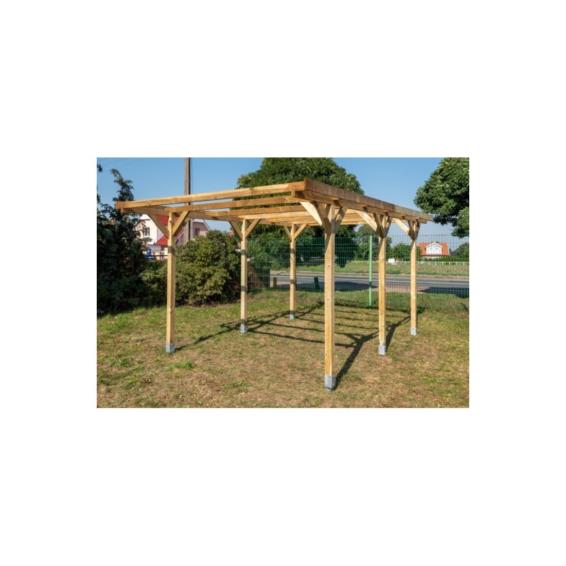 Carport, abri de voiture 3.04x5.12 m - 15.57 m2 - CAR16 - ALTANKA - 3
