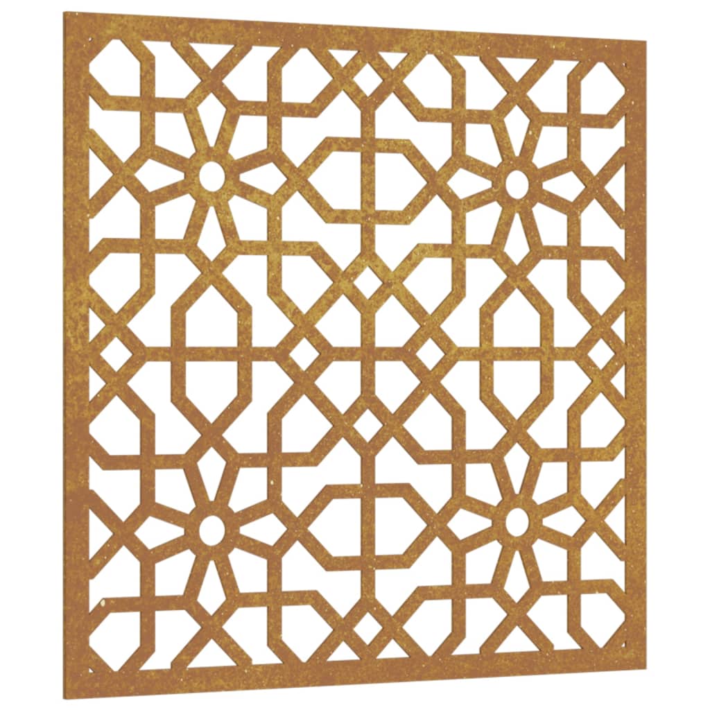 Maison Exclusive - Décoration murale jardin 55x55 cm acier corten design mauresque - 2