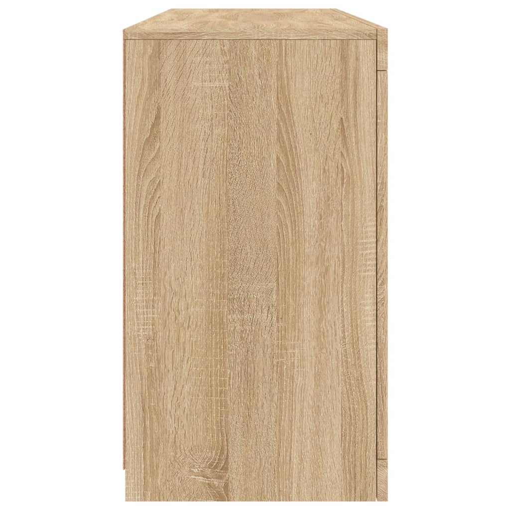 Credenza buffet cassettiera mobile contenitore organizer cucina soggiorno soggiorno con luci a LED sonoma 02_0029939 - 4