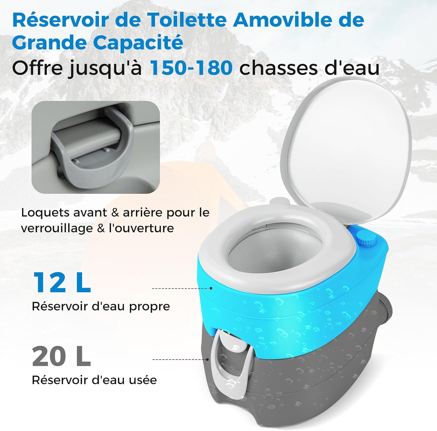 MINI-ESSENTIALS WC DA campeggio Roadtrip-Essentials per bambini sedile orinatoio EUR 13,72