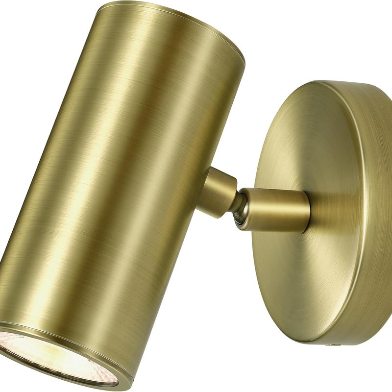 Kinkiet LED, służący do ekspozycji artystycznych portretów, ciepłe światło 5W (barwa miedziana)