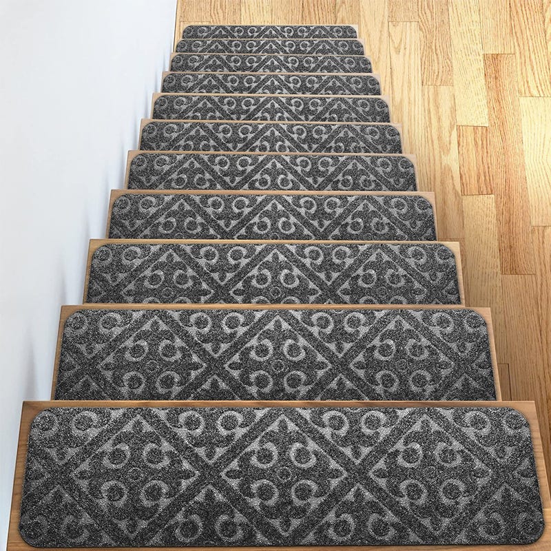 15 Marches D'escalier En Moquette, 76 X 20 Cm, Antidérapantes, Autocollantes, Tapis De Passage Avec Caoutchouc Antidérapant, Housse De Tapis De Securite Lavable Pour Enfants Et Animaux Domestiques 01 15 Marches D'escalier En Moquette, 76 X 20 Cm, Antidérapantes, Autocollantes, Tapis De Passage Avec Caoutchouc Antidérapant, Housse De Tapis De Securite Lavable Pour Enfants Et Animaux Domestiques 01