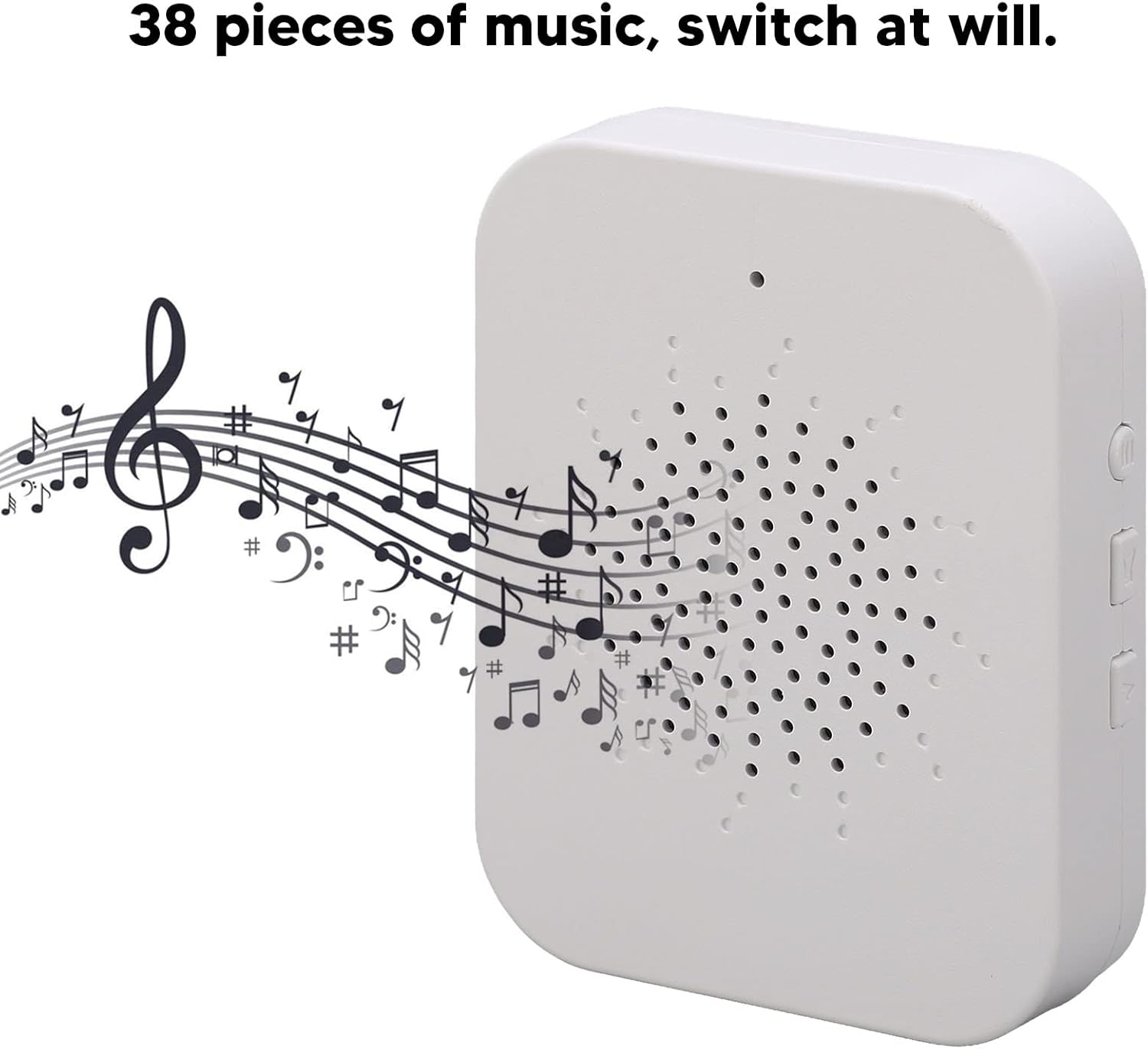 Sonnette vidéo sans fil - Interphone vidéo sans fil - Étanche pour l'extérieur - Wi-Fi 2,4 GHz - Batterie haute capacité - 6