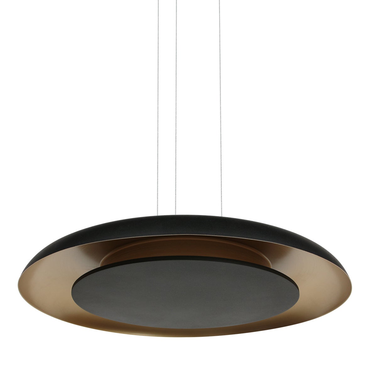 Steinhauer - lampada a sospensione - Golden Veil - nero - metallo - Ø 60cm - LED - 4332ZW - 4