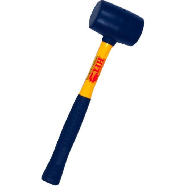 Martello In Gomma TPR Sixtol - 220g, 285mm, Testa Bianca Anti Macchia, Per Piastrelle E Montaggio - Foto 2