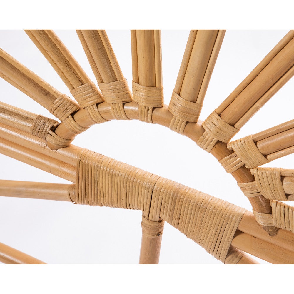 Singaraja - Tête de lit design en rotin 160cm - Naturel - 4