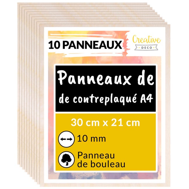 KALUROIL 10 planches de contreplaqué de pour la pyrogravure Bois brut de qualité supérieure pour KALUROIL 10 planches de contreplaqué de pour la pyrogravure Bois brut de qualité supérieure pour