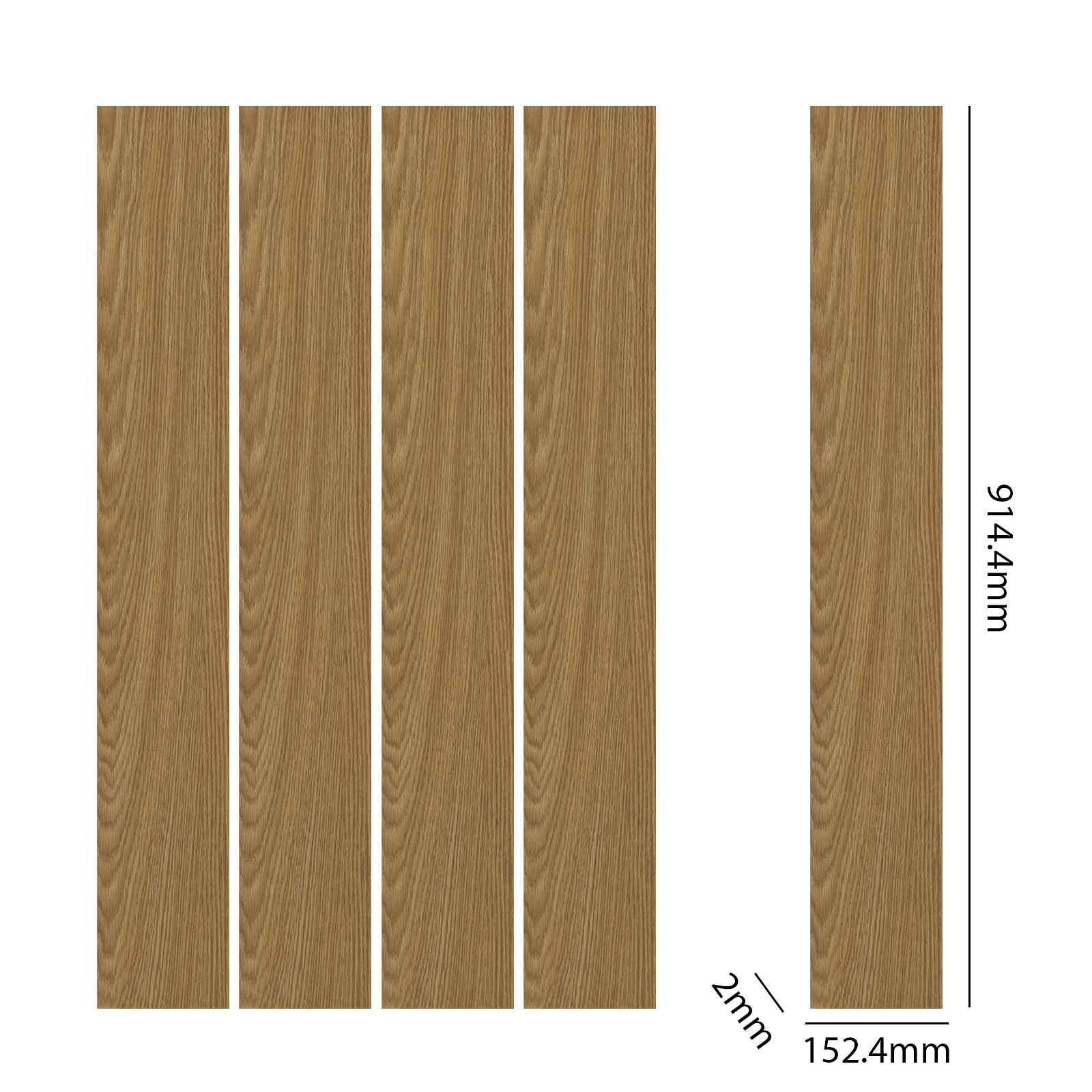 Pavimento PVC Imitazione Legno Resistente all'Acqua e all'Usura - 5 m²-36 pezzi, Installazione Facile, Manutenzione Semplificata - 3