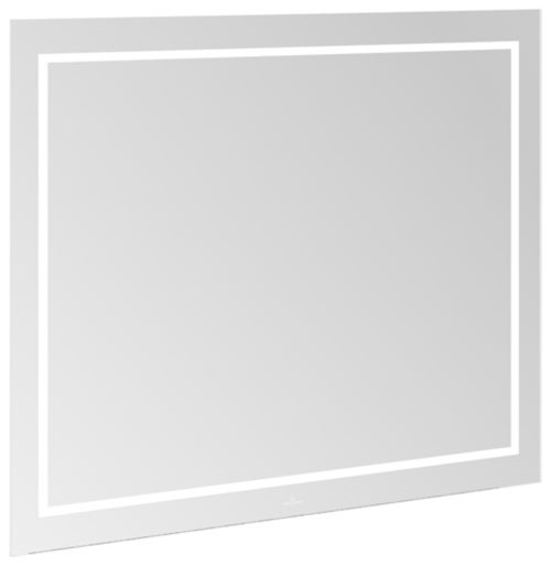 Espejo finion de villeroy & boch, con iluminación led e iluminación de pared, 1000x750x45mm, g6001000