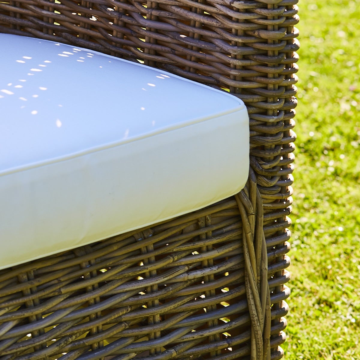 Fauteuil rond de jardin en kubu MUSA - 3