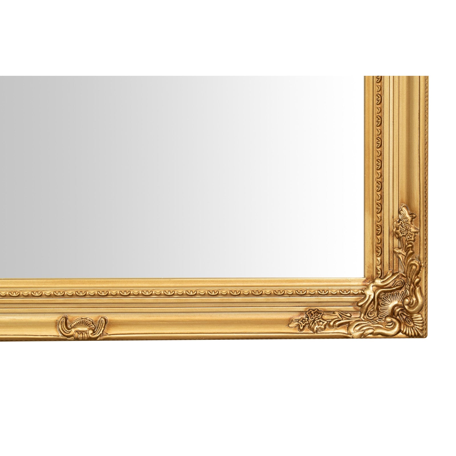 BISCOTTINI Specchio da parete LUX - Finitura foglia d'oro anticato - 72x133cm - Specchio Decorativo per Soggiorno, Camera, Bagno, Sala da Pranzo - 6