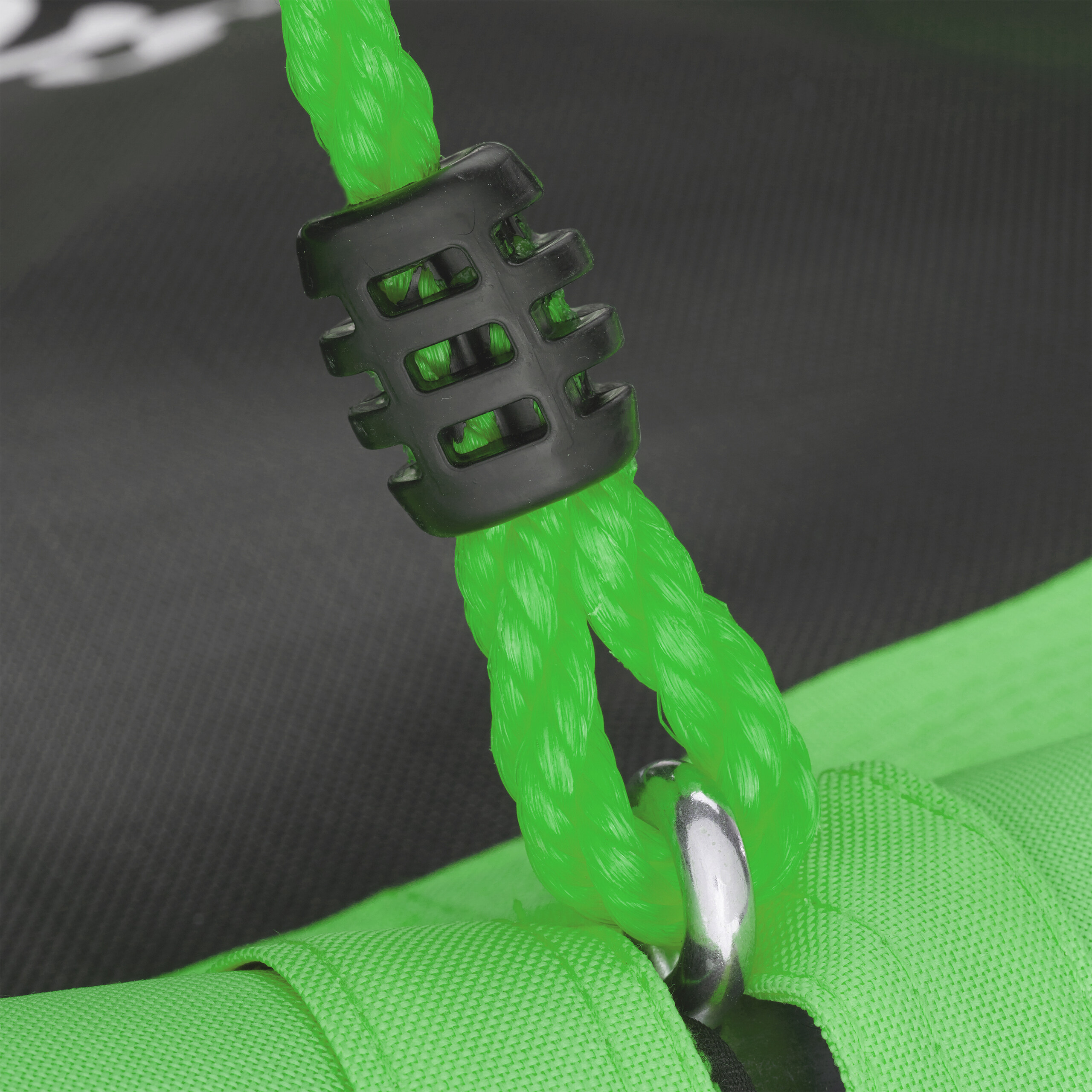 Balançoire nid d'oiseau rond 110 cm à suspendre enfant adulte jardin extérieur Ø 110 cm, 100 kg, vert, Relaxdays - 5