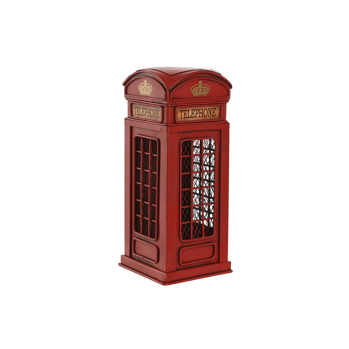 Hucha home esprit metal vintage cabina 12 x 12 x 28,5 cm - marca: home esprit - ean: 8424002174026