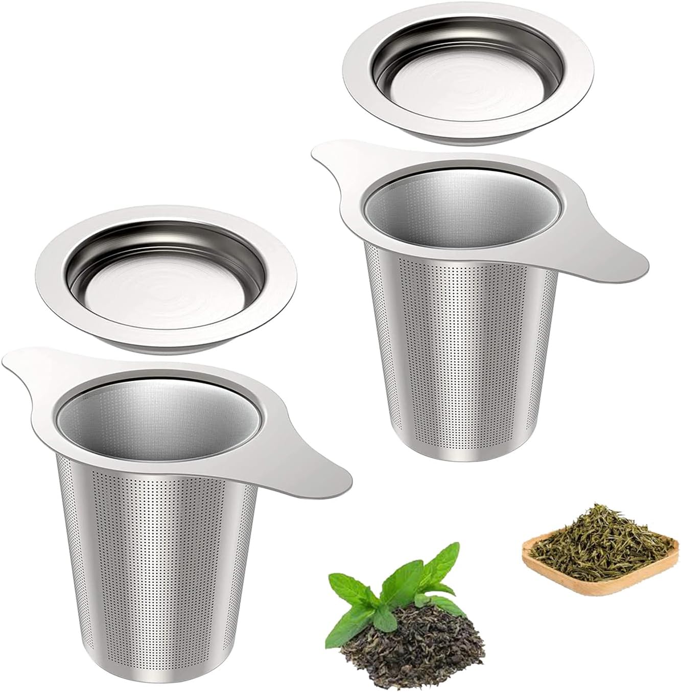 Lot De 8 Tamis à Mailles Ultra Fines - Infuseur à Thé Et Filtre à Café En Acier Inoxydable